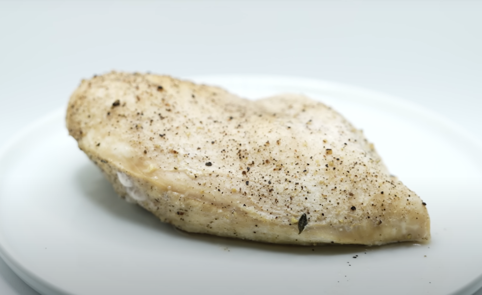อกไก่นึ่ง